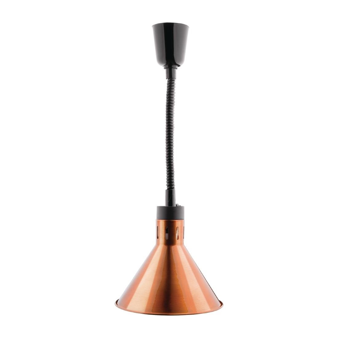 Apuro Retractable Conical Heat Lamp Shade Copper Finish - DY463-A