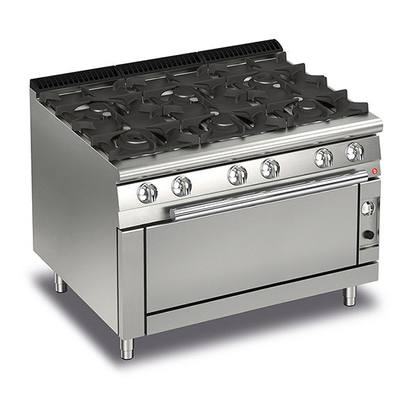 Baron 700Mm 4-8 Burner Gas / Electric Cook Top - With/Without Oven Q70PC