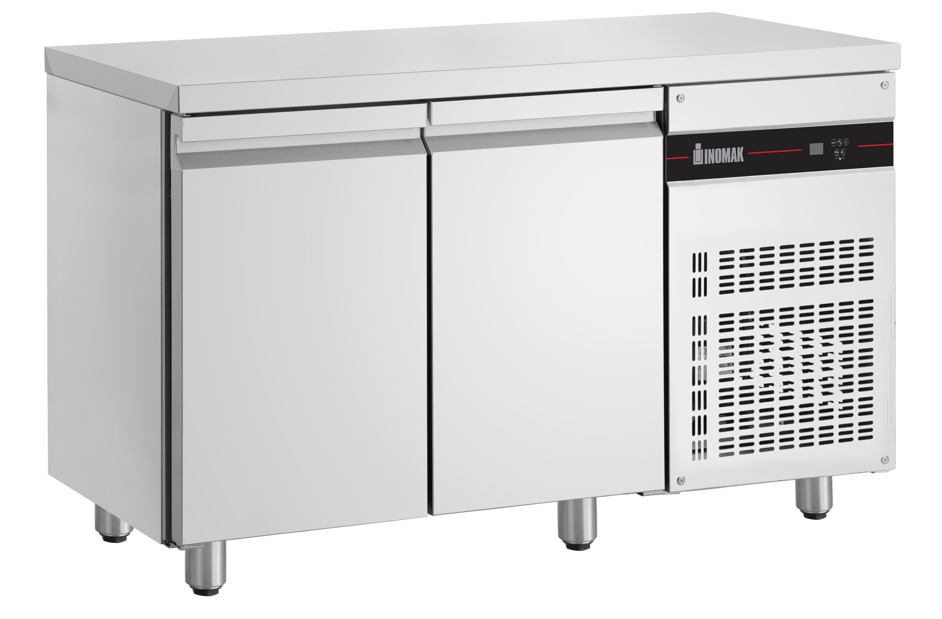 Inomak Stainless Steel Undercounter Fridge 1345mm - UBI7134