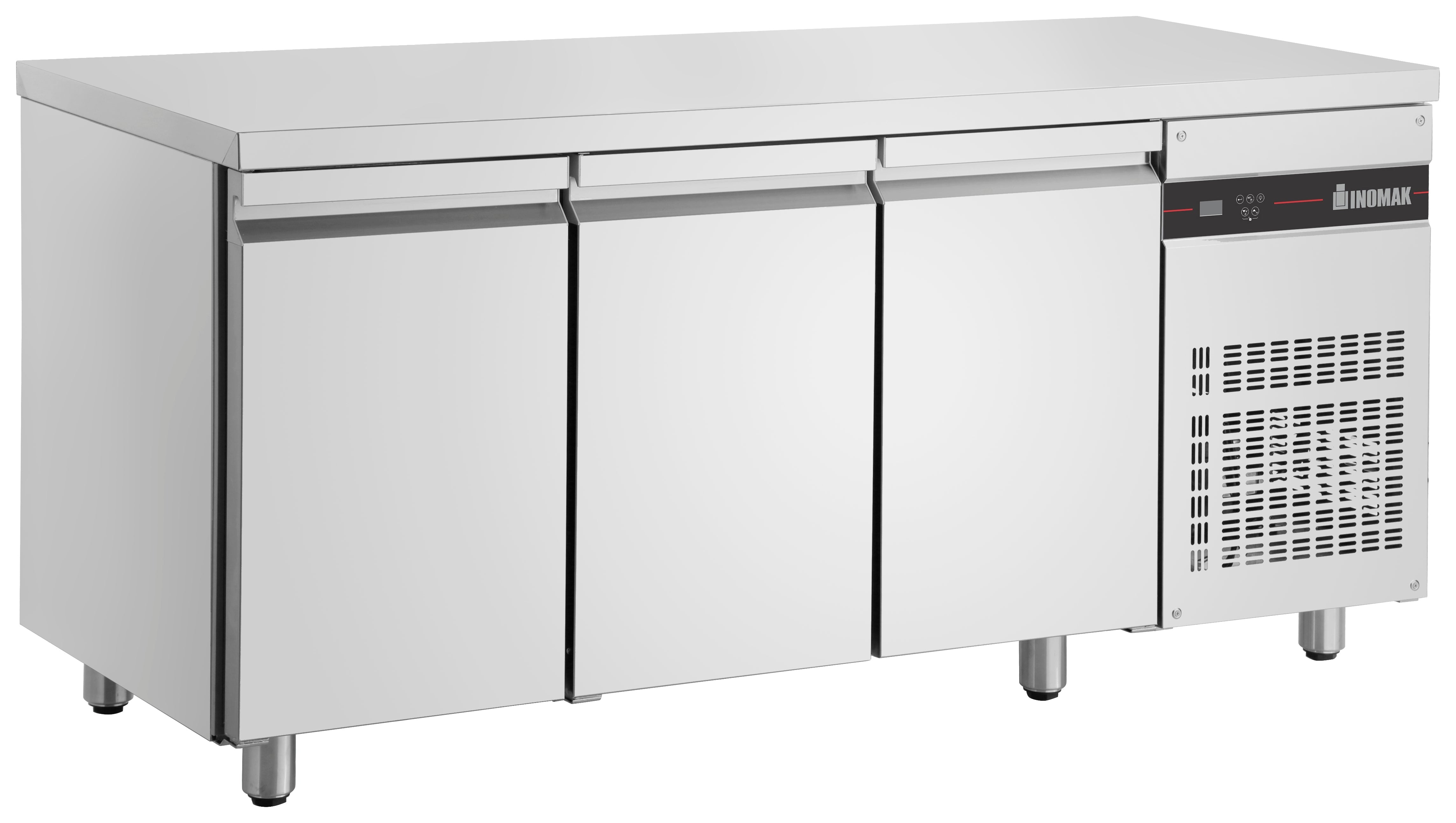 Inomak Stainless Steel Undercounter Fridge 1790mm - UBI7179