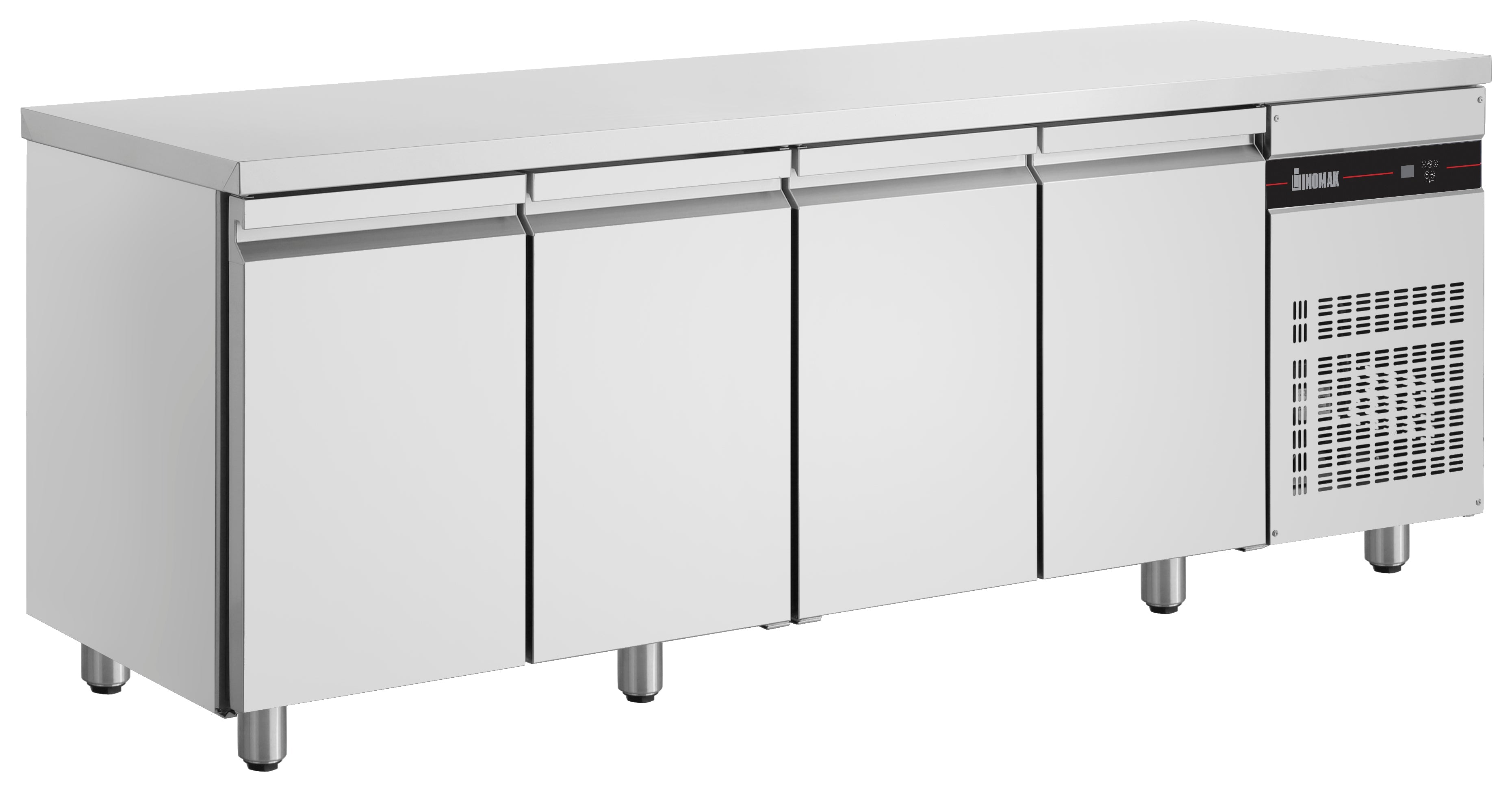 Inomak Stainless Steel Undercounter Fridge 2240M - UBI7224