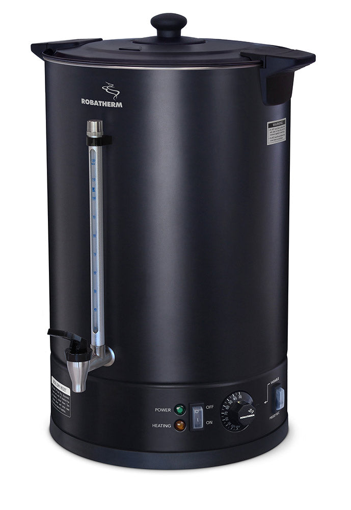 Robatherm Black Double Skinned Hot Water Urn - 20Ltr - UDB20VP
