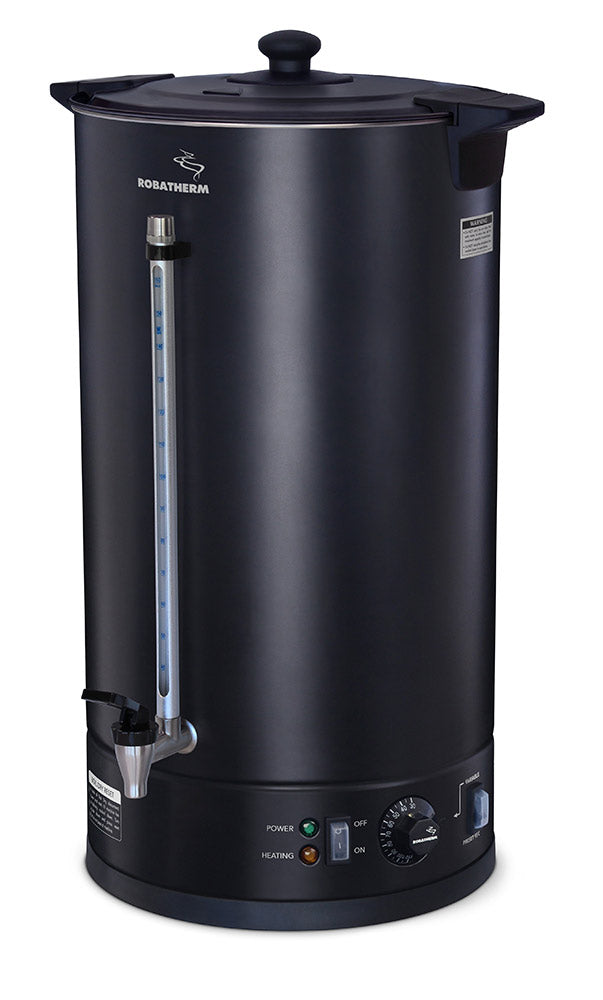 Robatherm Black Double Skinned Hot Water Urn - 30Ltr - UDB30VP