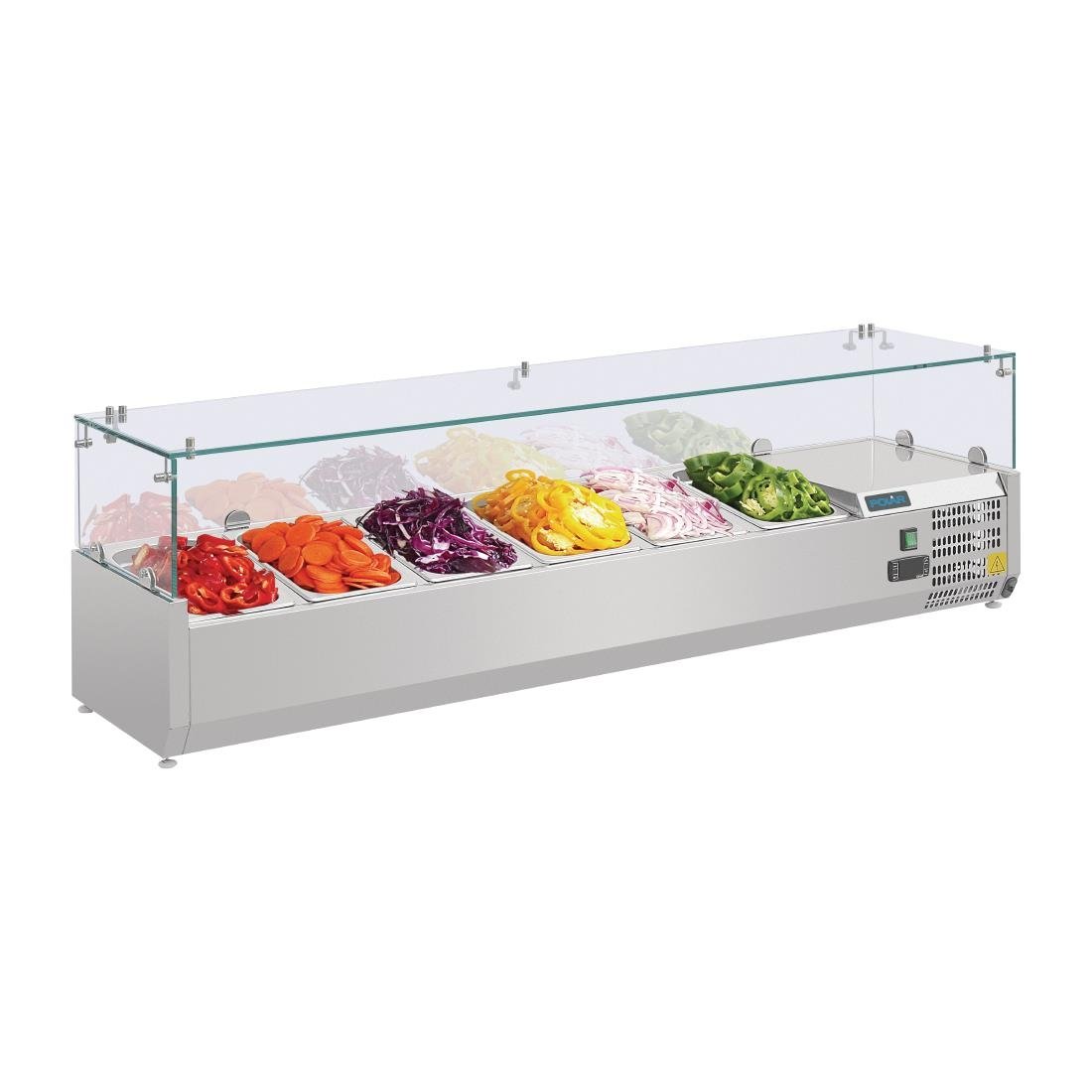 Polar G-Series Countertop Prep Fridge 6x 1/4GN - AB090-A