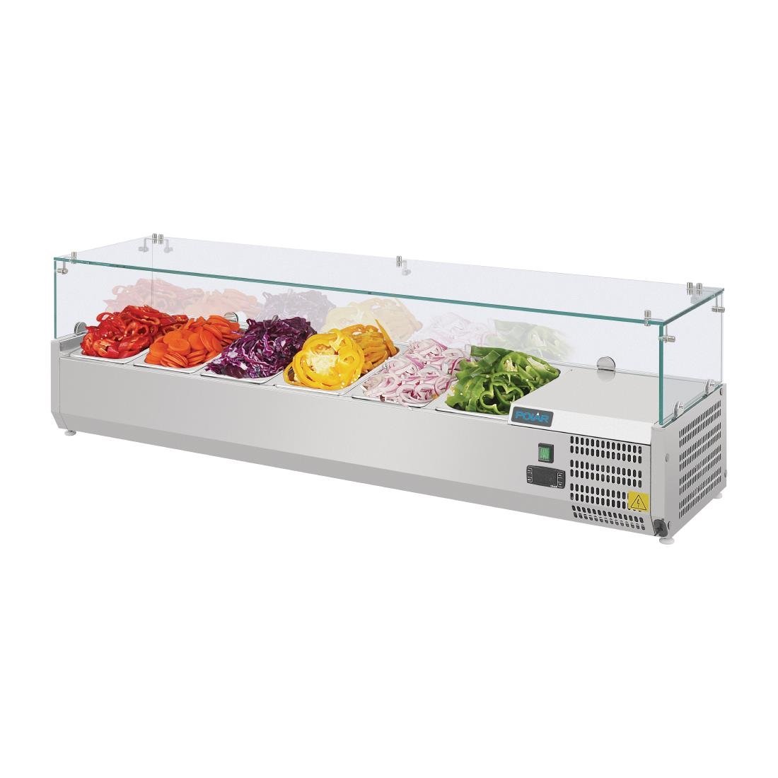 Polar G-Series Countertop Prep Fridge 6x 1/4GN - AB090-A