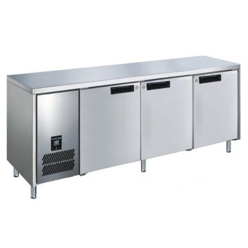 Glacian 3 Door Slimline Fridge 660 Deep Stainless Steel Doors - BCS61885