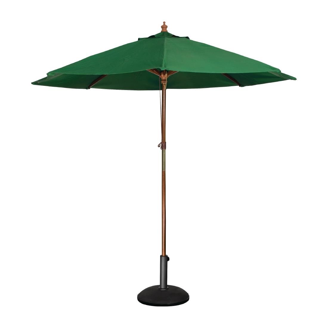 Bolero Round Outdoor Umbrella 2.5m Diameter Green - CB512
