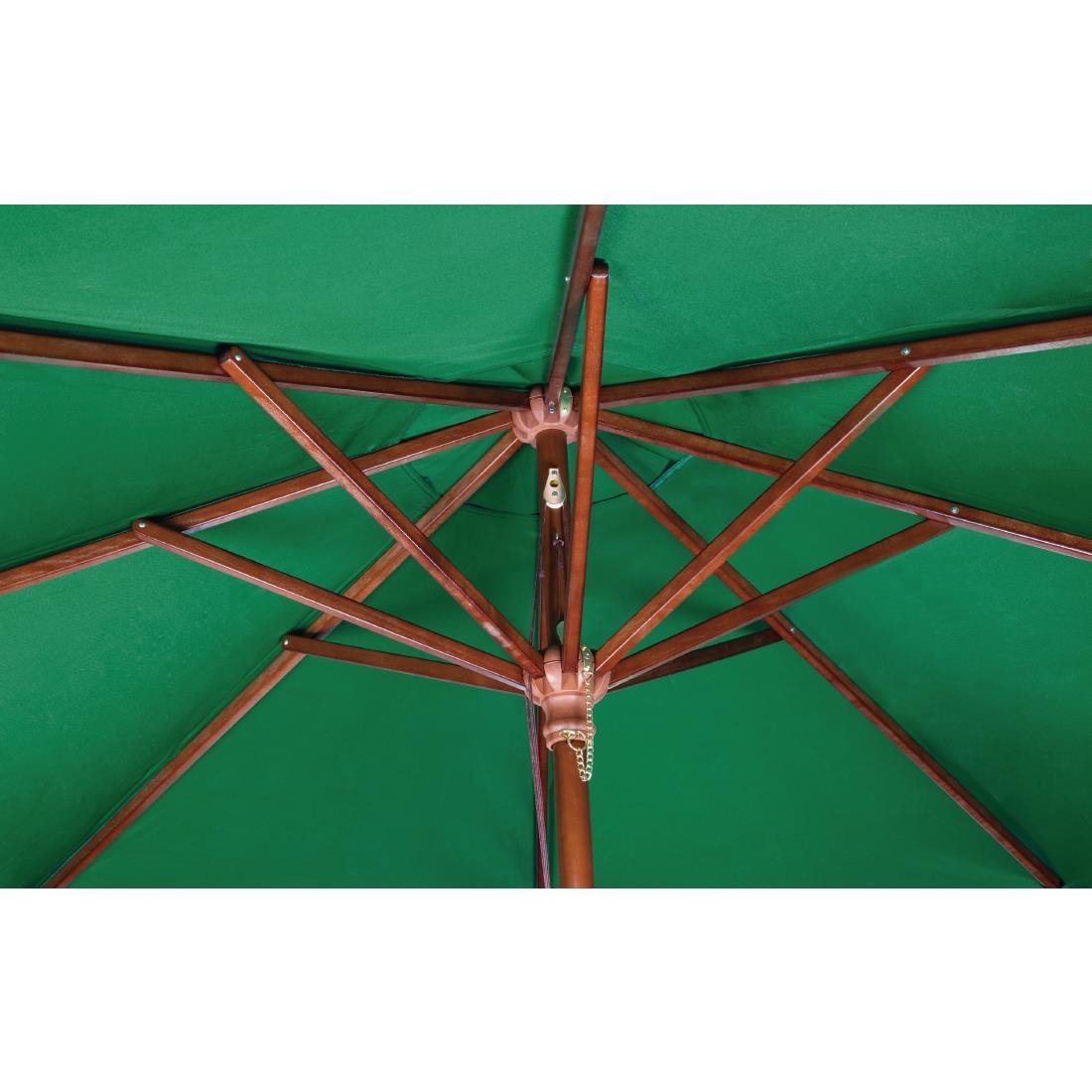 Bolero Round Outdoor Umbrella 3m Diameter Green - CB515
