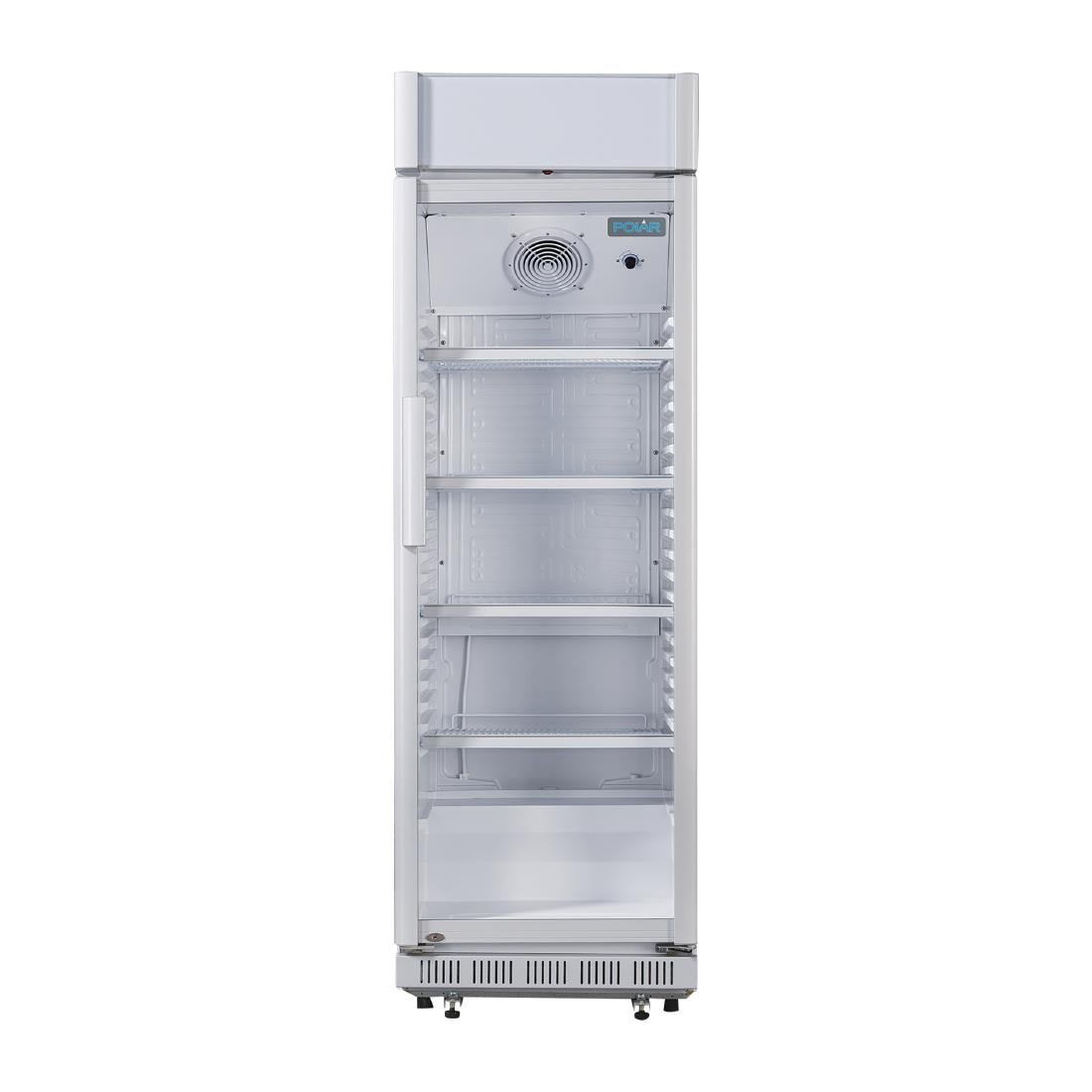 Polar C-Series Upright Display Cooler with Light Box 346Ltr - CC064-A