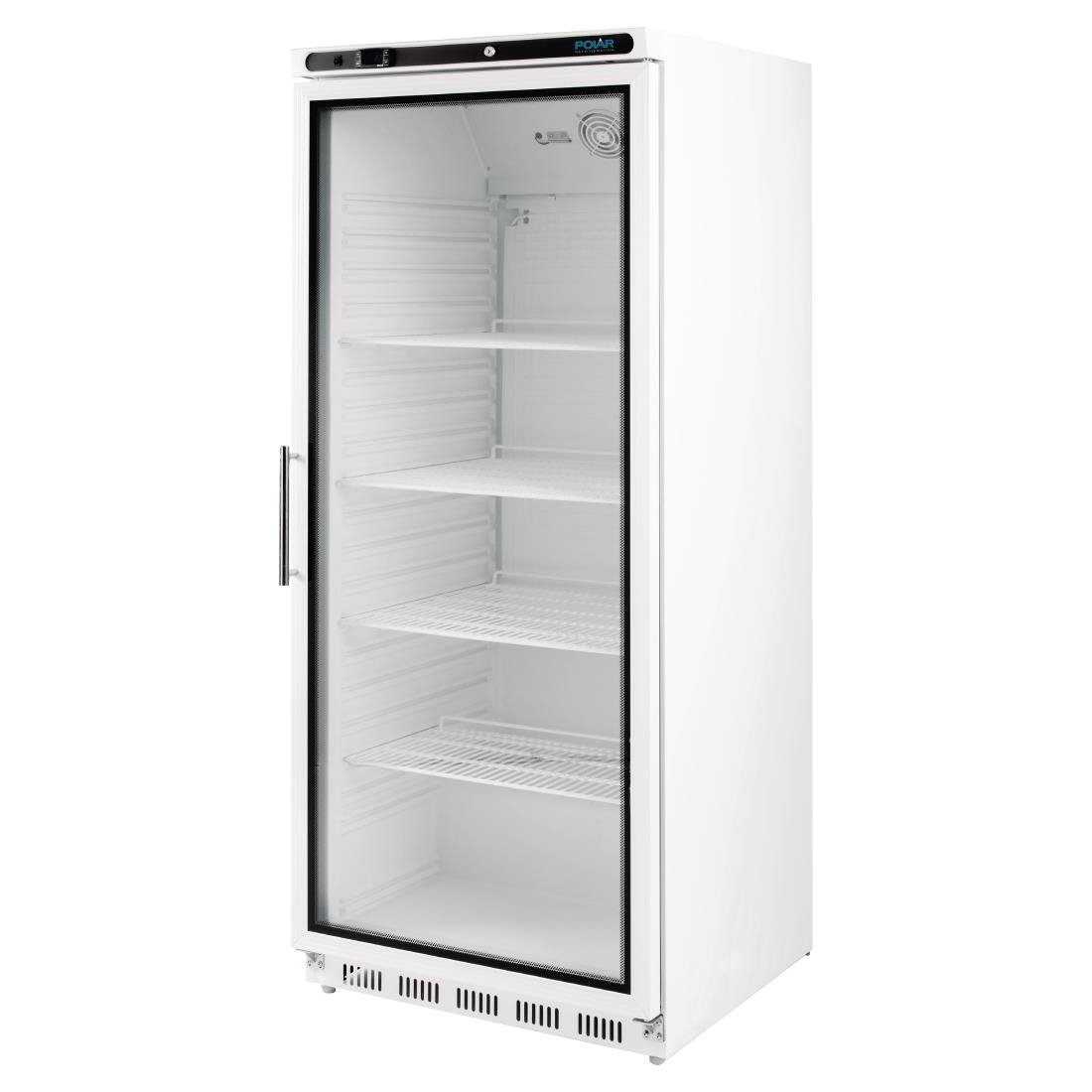 Polar C-Series Upright Display Fridge White 600Ltr - CD088-A