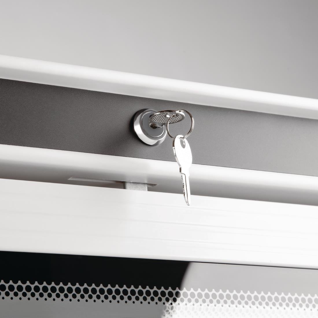 Polar C-Series Upright Display Fridge White 600Ltr - CD088-A