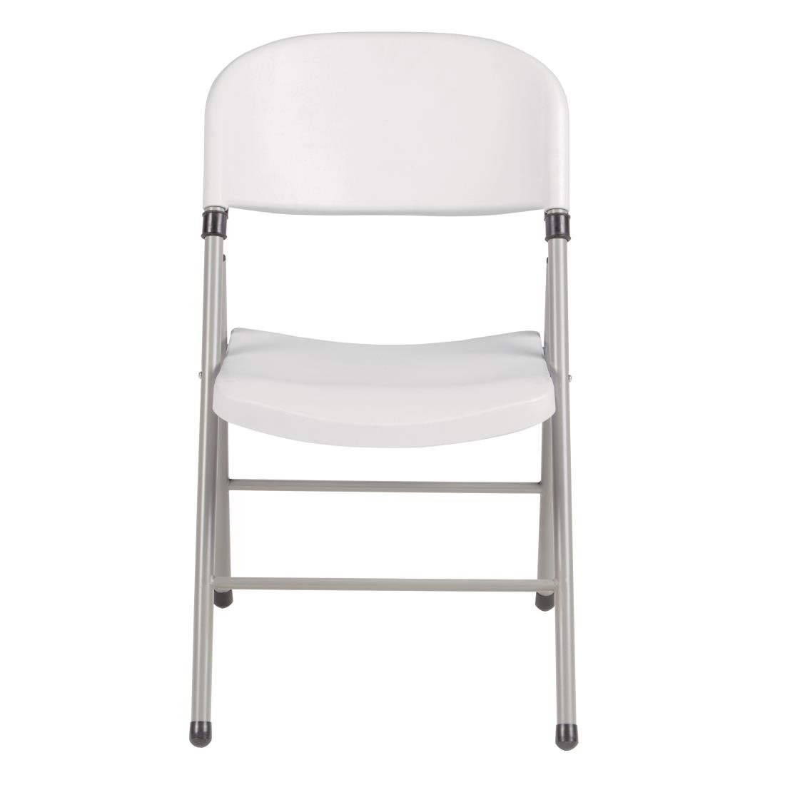 Bolero Foldaway Utility Chairs White (Pack of 2) - CE692