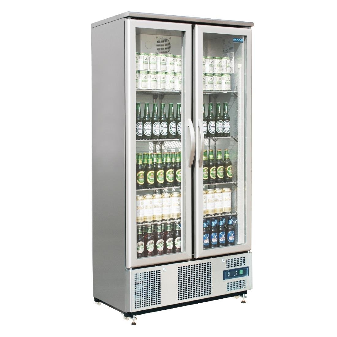 Polar G-Series 2 Hinged Door Upright Back Bar Cooler 490Ltr - CK477-A