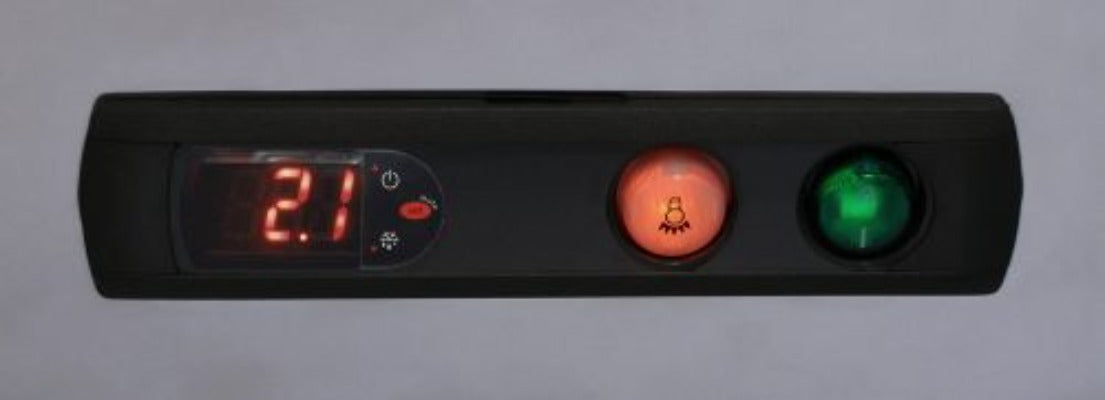 Roband Straight Glass Refrigerated Display Bar, 10 pans - ERX25RD