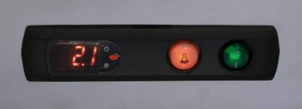 Roband Curved Glass Refrigerated Display Bar 10 pans - Piped and Foamed only (no motor) - CFX25RD