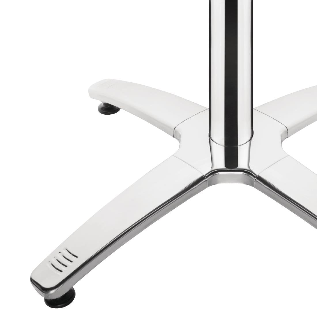 Bolero Aluminium Four Leg Table Base - DN641