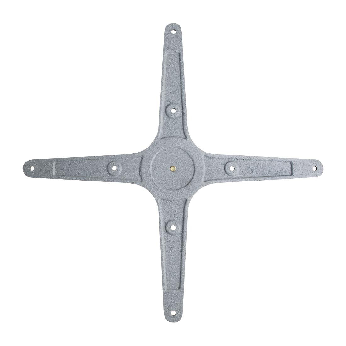 Bolero Aluminium Four Leg Table Base - DN641