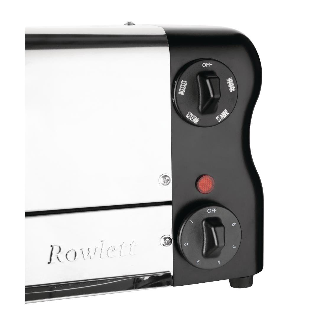 Rowlett Esprit 6 Slot Toaster Jet Black with Elements & Sandwich Cage - CH187-A
