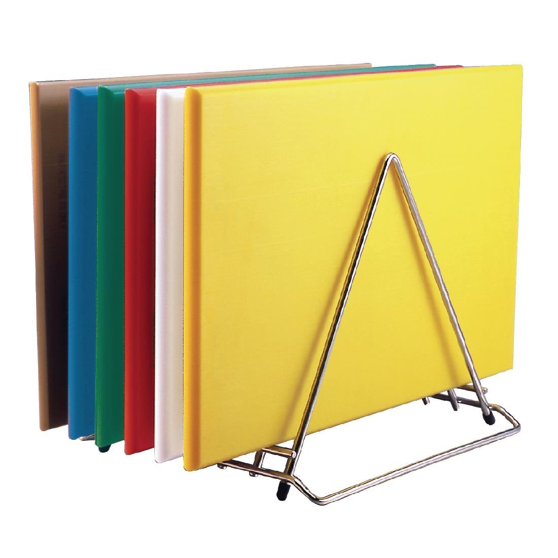 Hygiplas Antibacterial High Density Chopping Board Brown - 455x305x12mm - F160