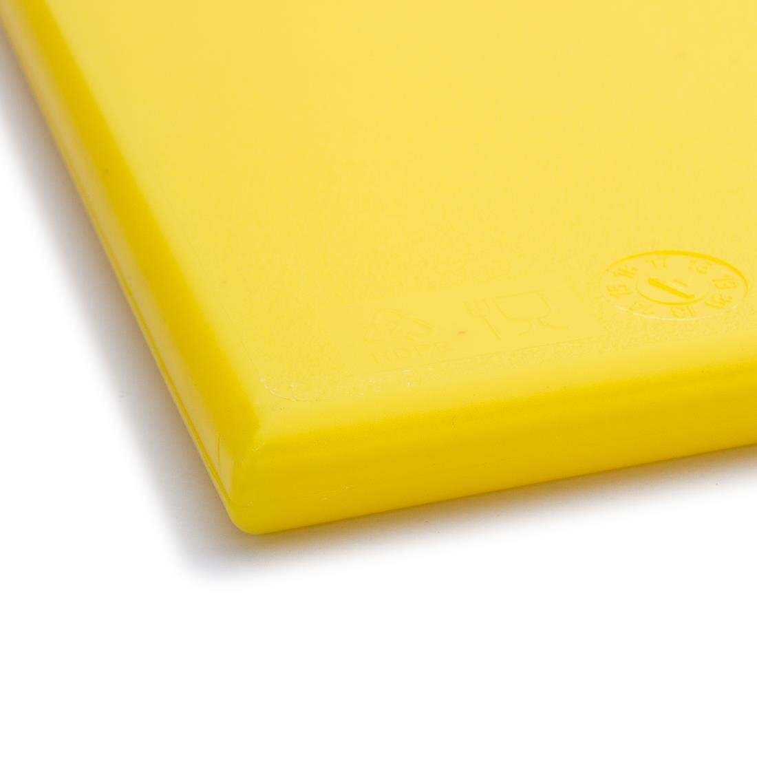 Hygiplas Antibacterial High Density Chopping Board Yellow - 455x305x12mm - F156