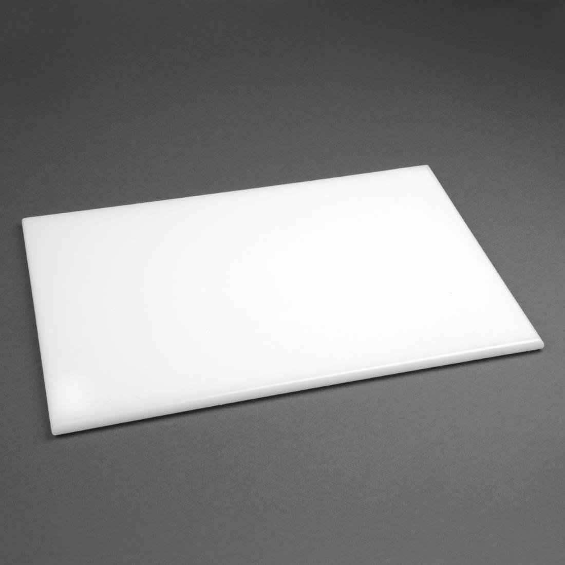 Hygiplas Antibacterial High Density Chopping Board White - 455x305x12mm - F157