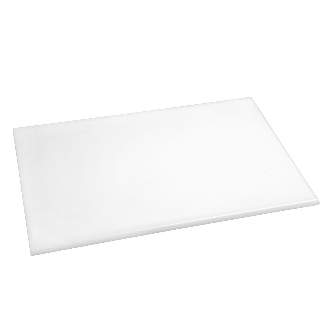 Hygiplas Antibacterial High Density Chopping Board White - 455x305x12mm - F157