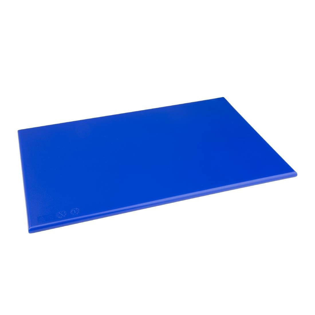 Hygiplas Antibacterial High Density Chopping Board Blue - 455x305x12mm - F159