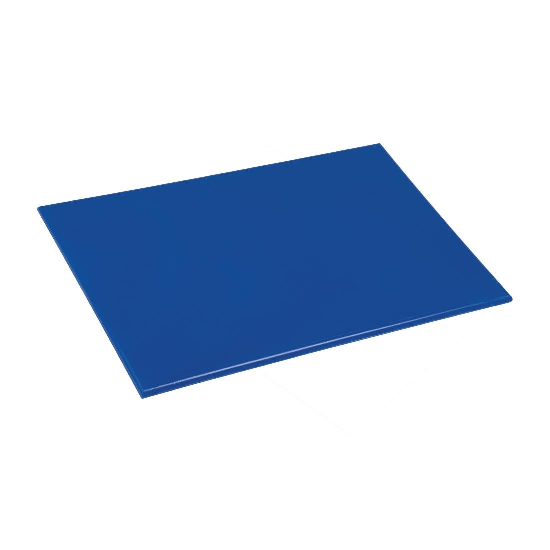 Hygiplas Antibacterial Low Density Chopping Board Blue - 450x300x10mm - HC856