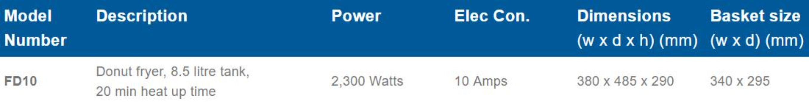 Roband Donut Fryer - FD10