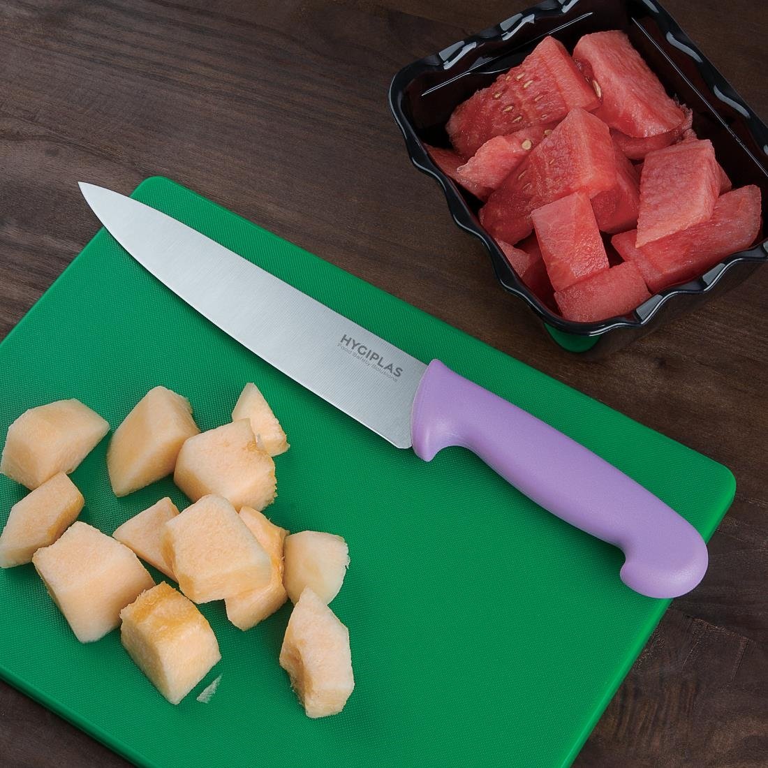 Hygiplas Cooks Knife Purple 215mm - FP730