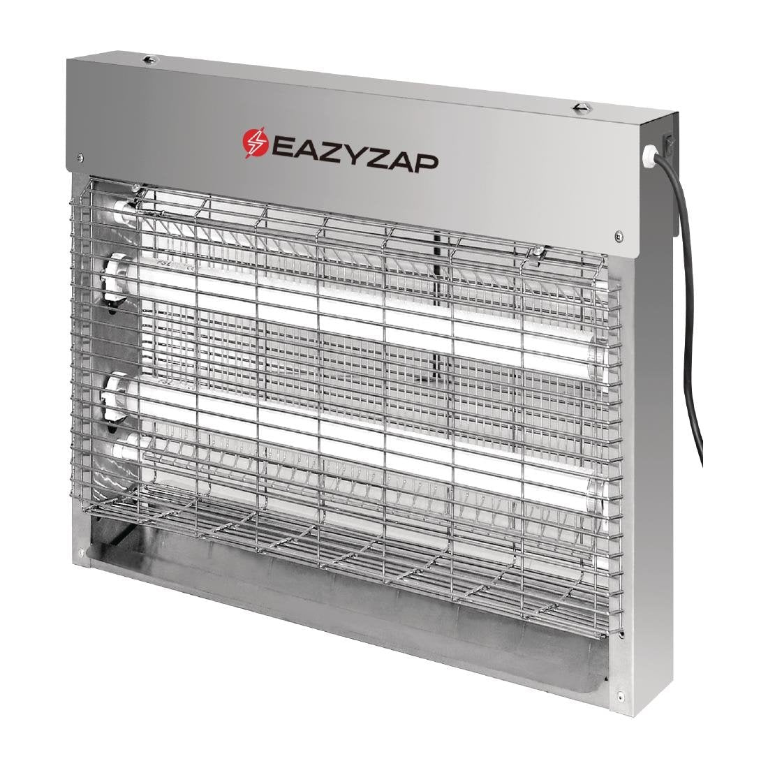 Eazyzap Brushed Stainless Steel bug zapper - 8W - FP983-A