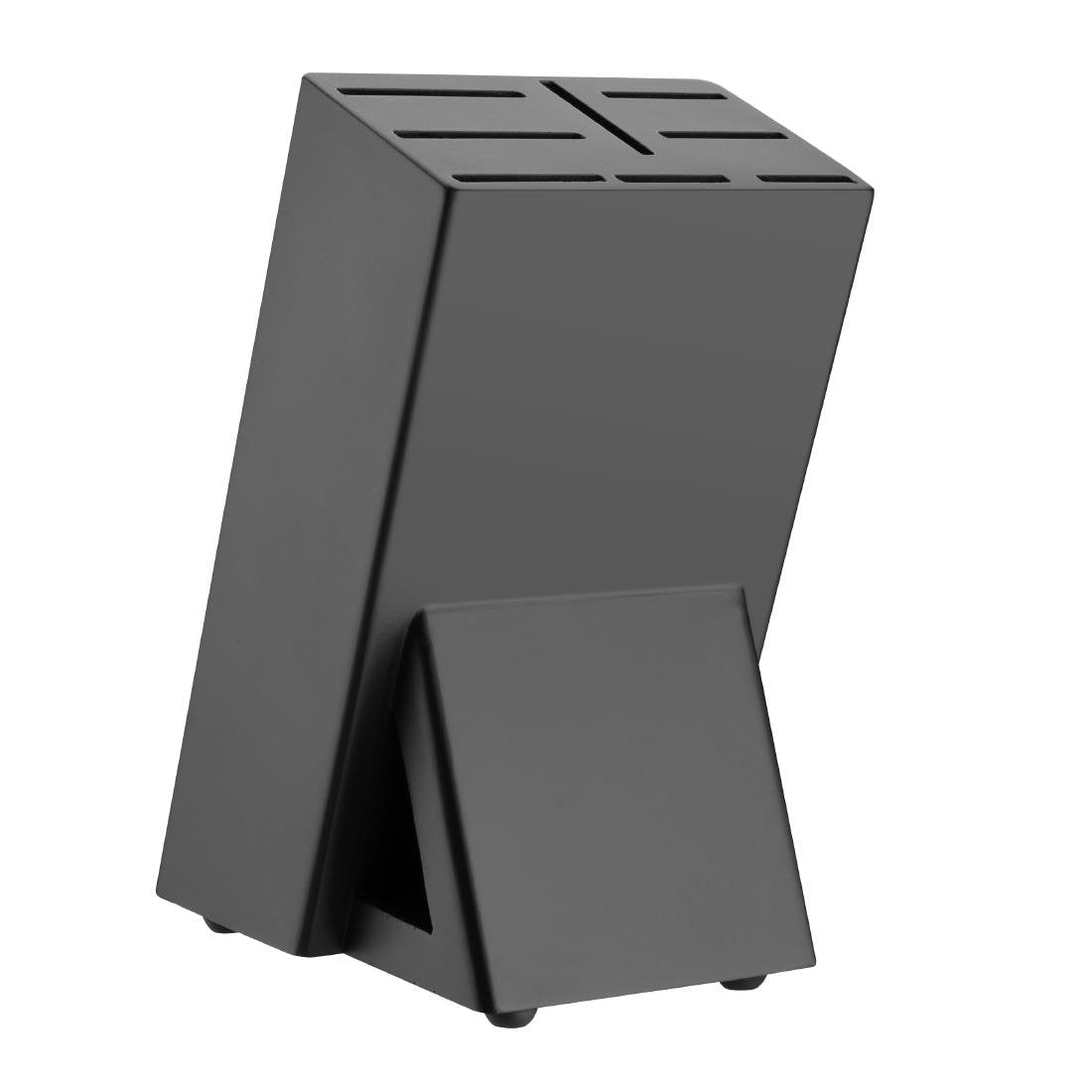 Vogue Tsuki Black Wooden Knife Block - FS662