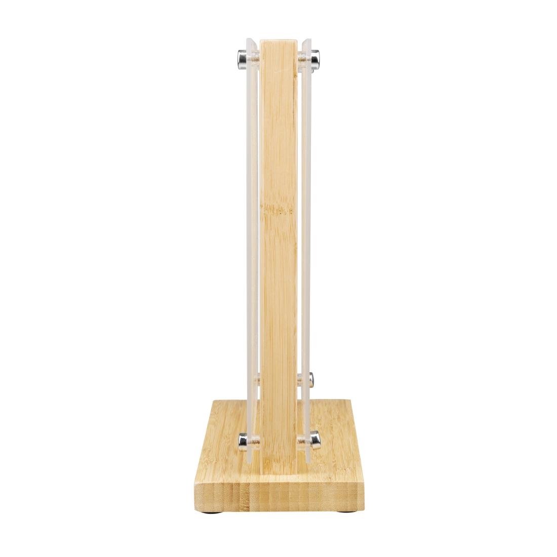 Vogue Wood Acrylic Magnetic Knife Block - FS663