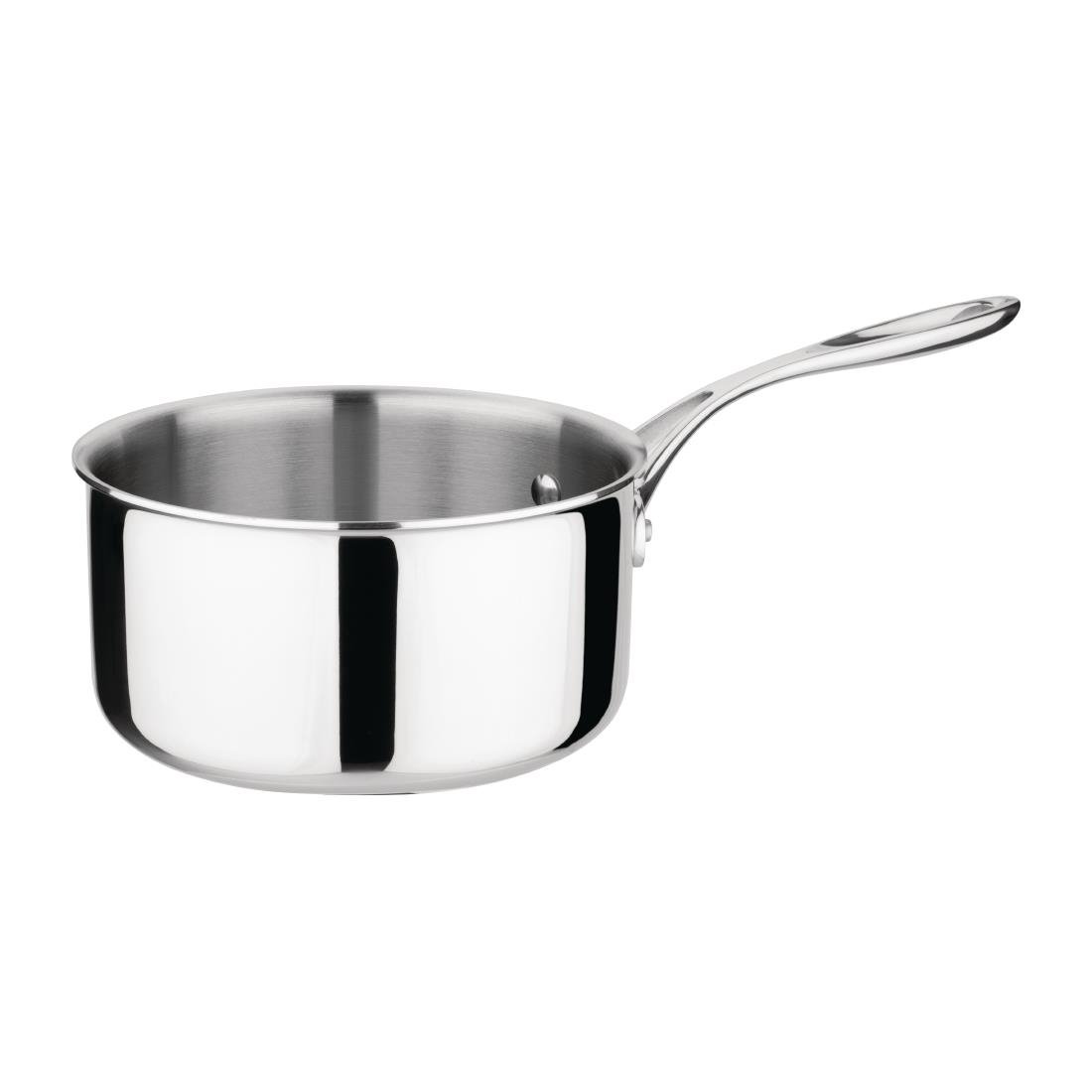 Vogue Tri-wall Saucepan St/St 180x95mm - FS666