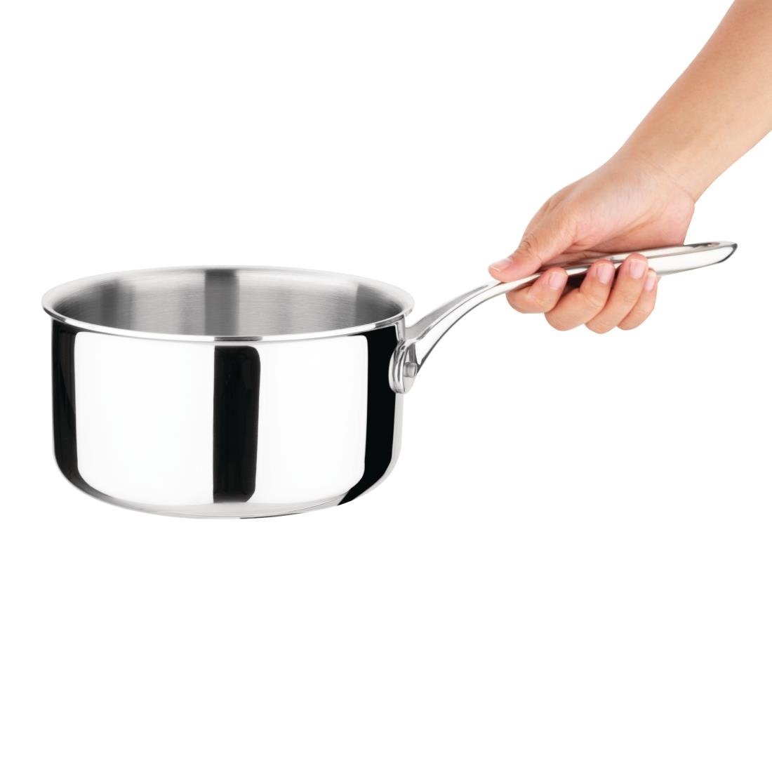 Vogue Tri-wall Saucepan St/St 180x95mm - FS666