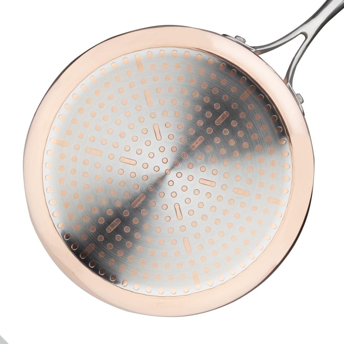 Vogue Induction Tri-Wall Copper Saucepan - 200x100mm - FS667