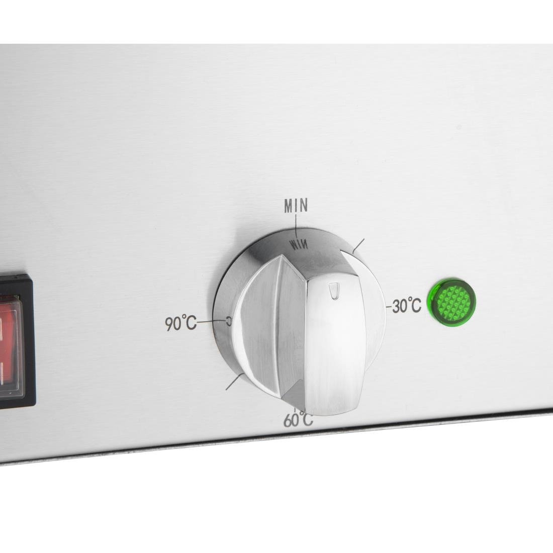 Apuro Bain-Marie with Round Pots 2x 5.2Ltr - FT695-A