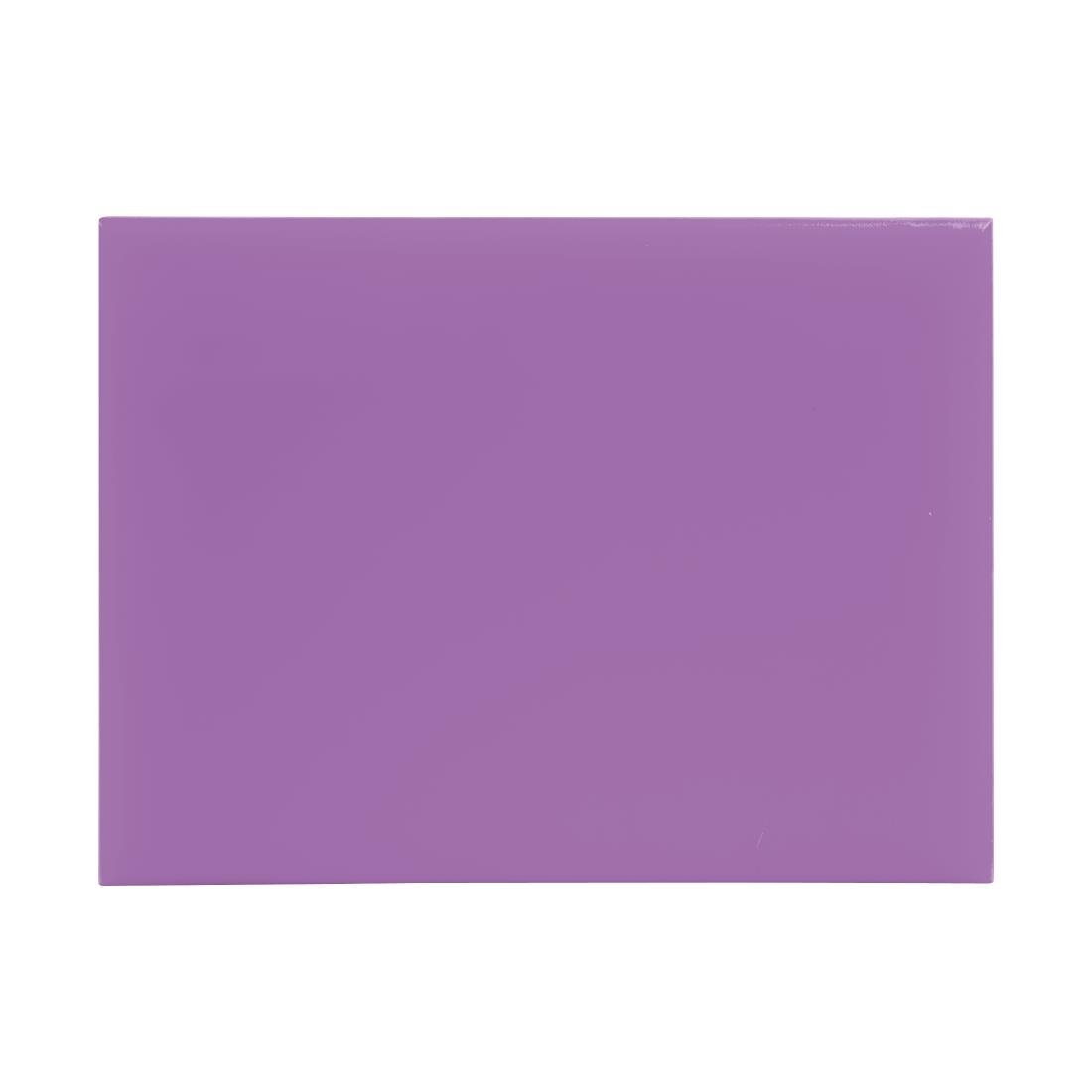 Hygiplas High Density Chopping Board Small Purple - 12x229x305mm - FX100