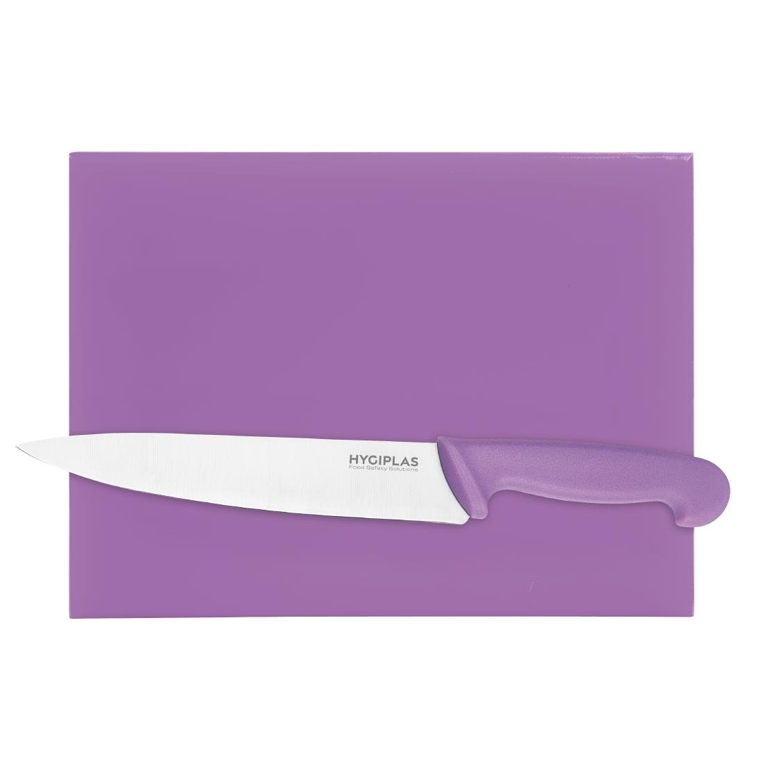 Hygiplas High Density Chopping Board Small Purple - 12x229x305mm - FX100