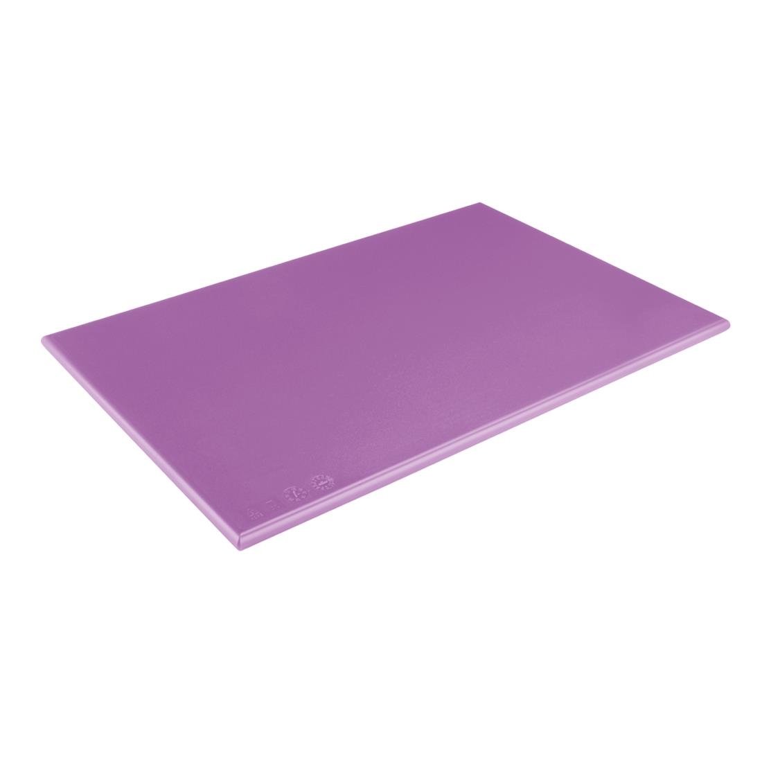 Hygiplas High Density Chopping Board Purple - 450x300x12mm - FX101