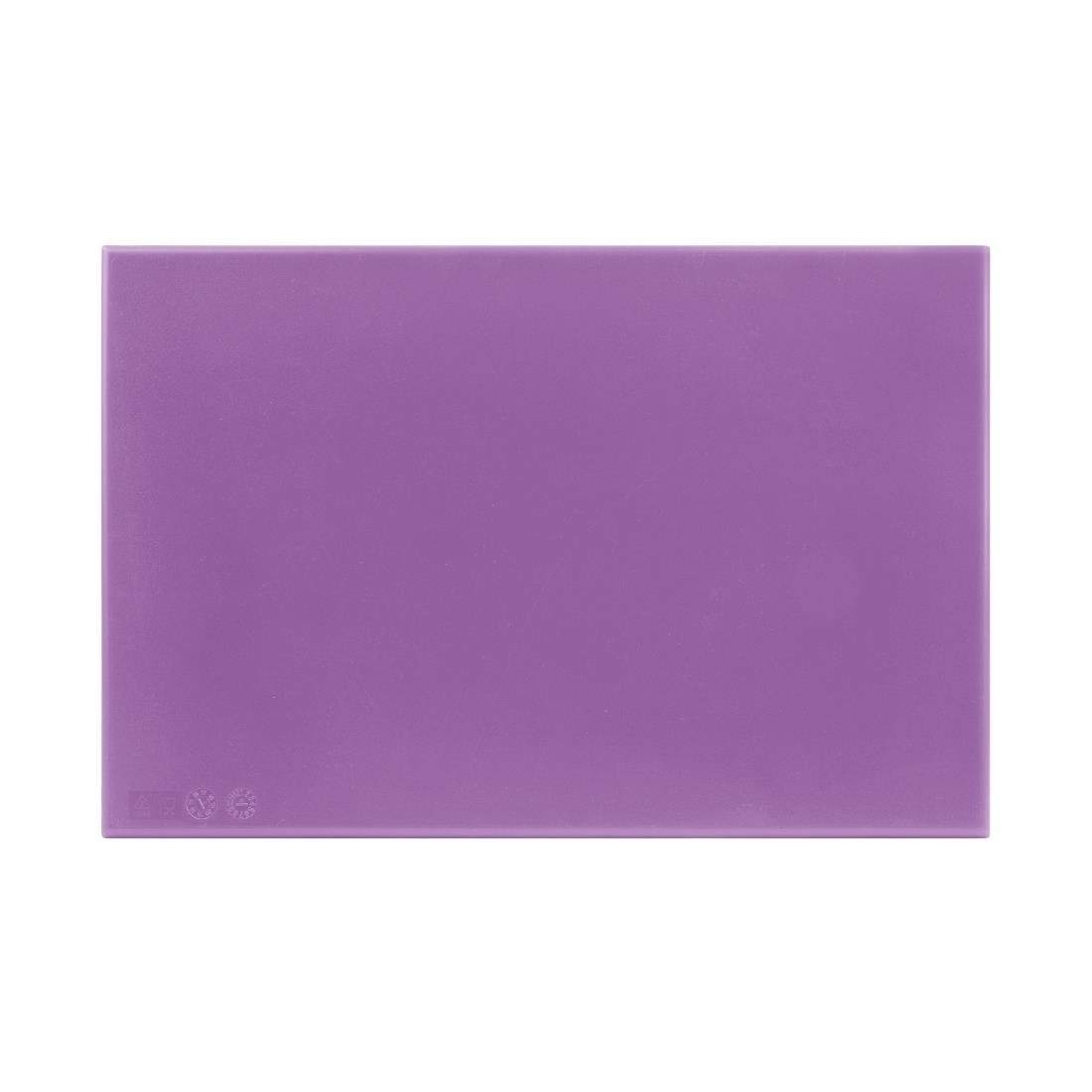 Hygiplas High Density Chopping Board Purple - 450x300x12mm - FX101
