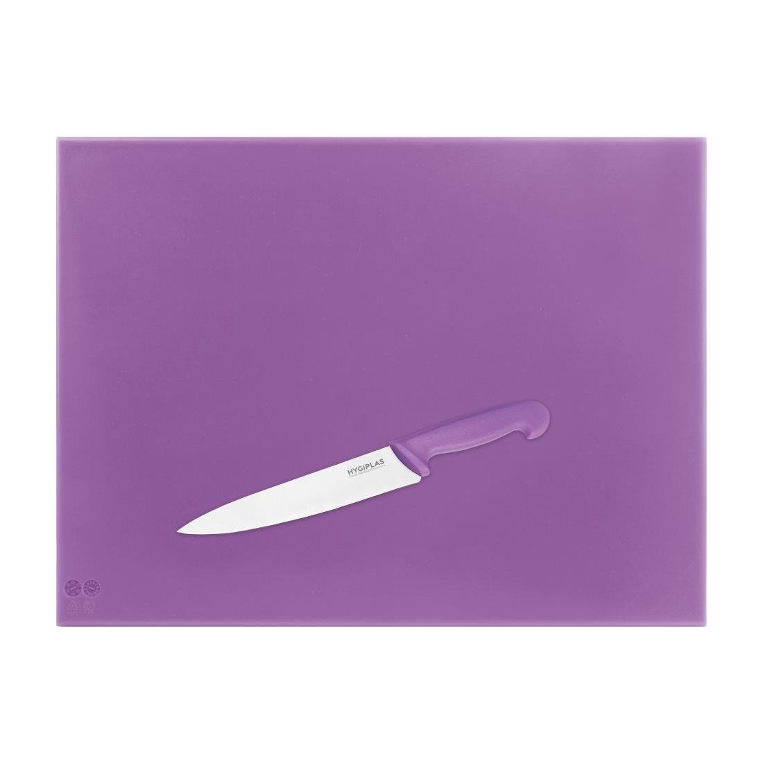 Hygiplas High Density Chopping Board Purple - 600x450x12mm - FX103