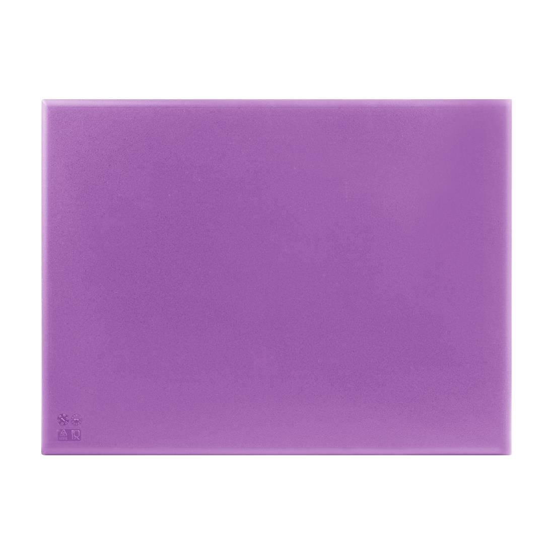 Hygiplas High Density Chopping Board Purple - 600x450x25mm - FX104