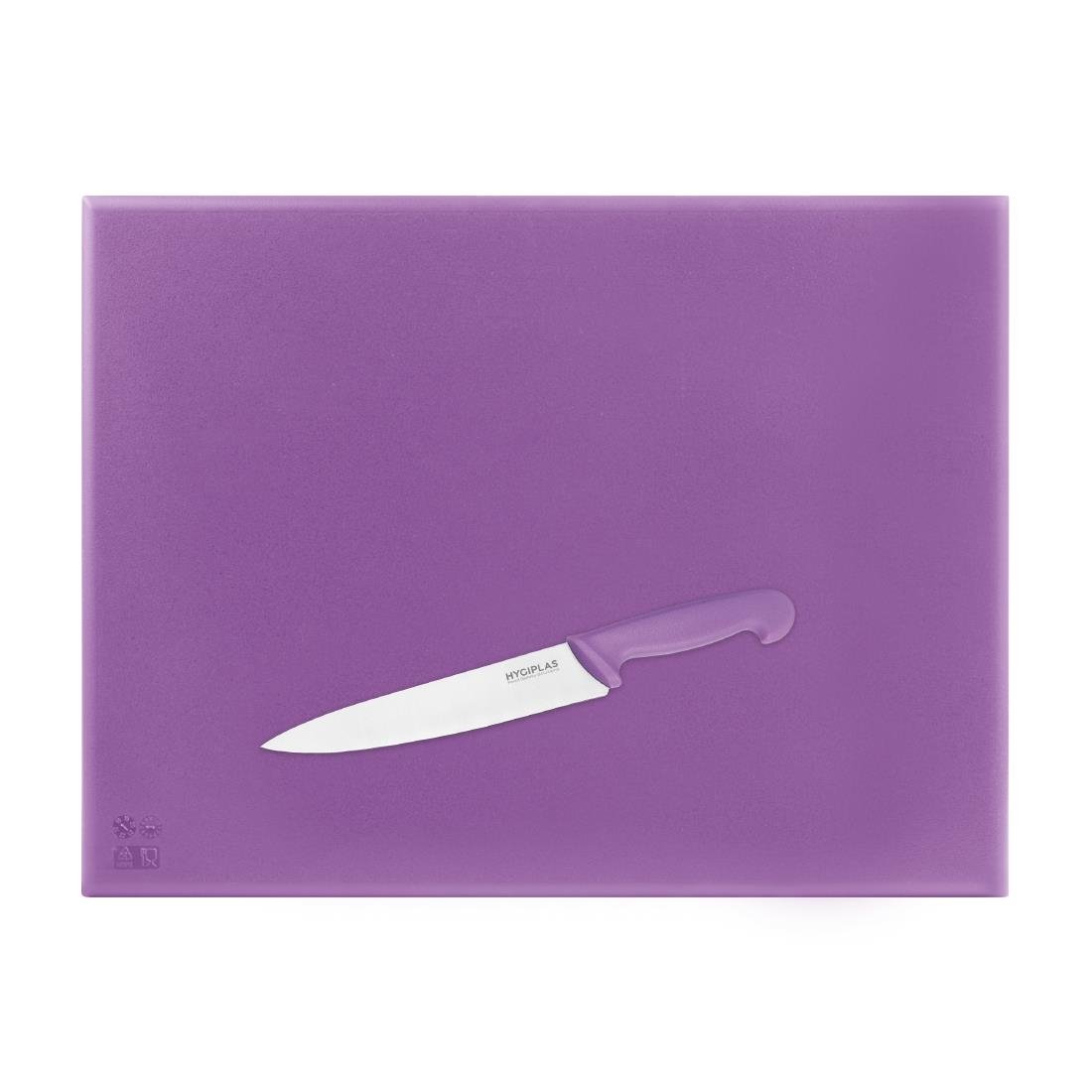 Hygiplas High Density Chopping Board Purple - 600x450x25mm - FX104