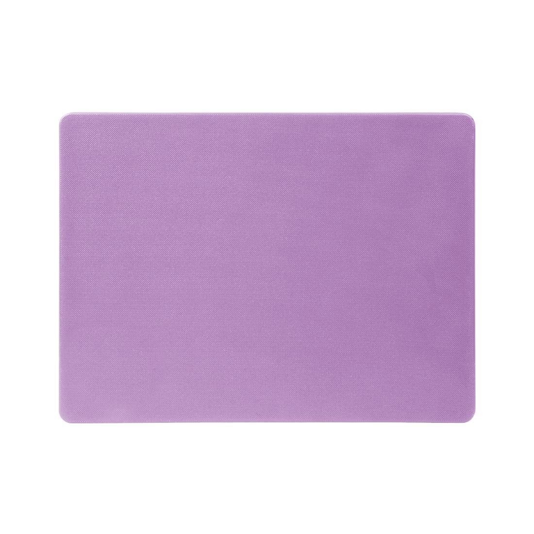Hygiplas Low Density Chopping Board Small Purple - 229x305x12mm - FX106