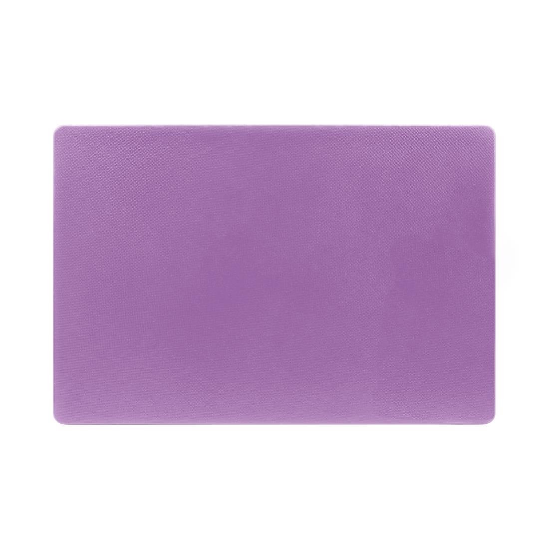 Hygiplas Low Density Chopping Board Purple - 300x450x20mm - FX107