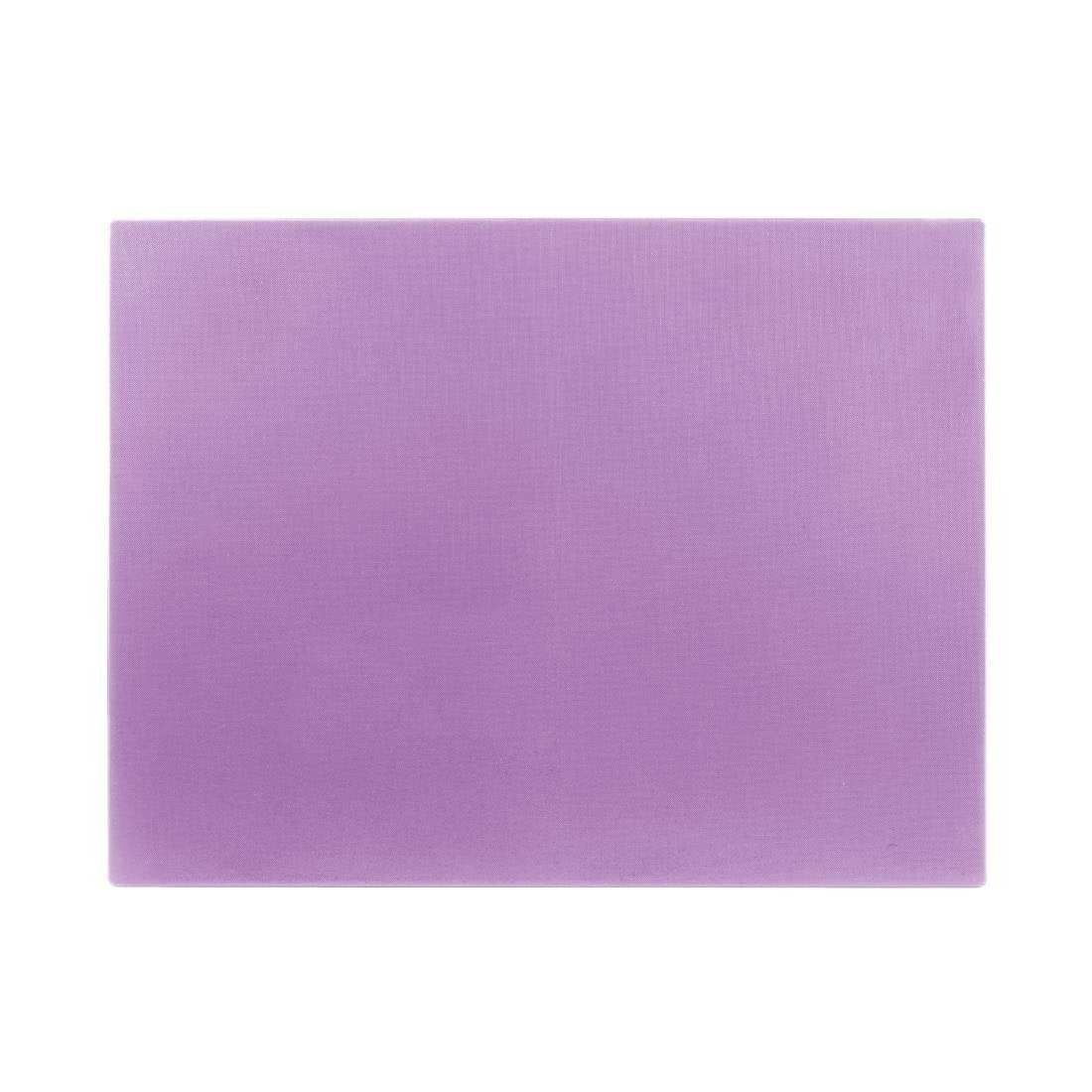 Hygiplas Low Density Chopping Board Purple - 600x450x10mm - FX108