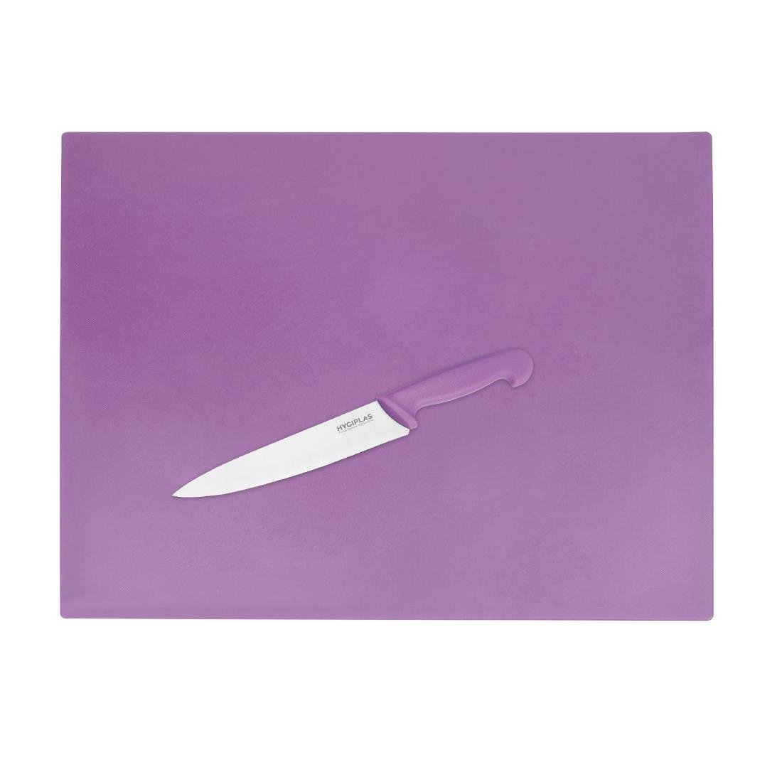 Hygiplas Low Density Chopping Board Purple - 600x450x10mm - FX108
