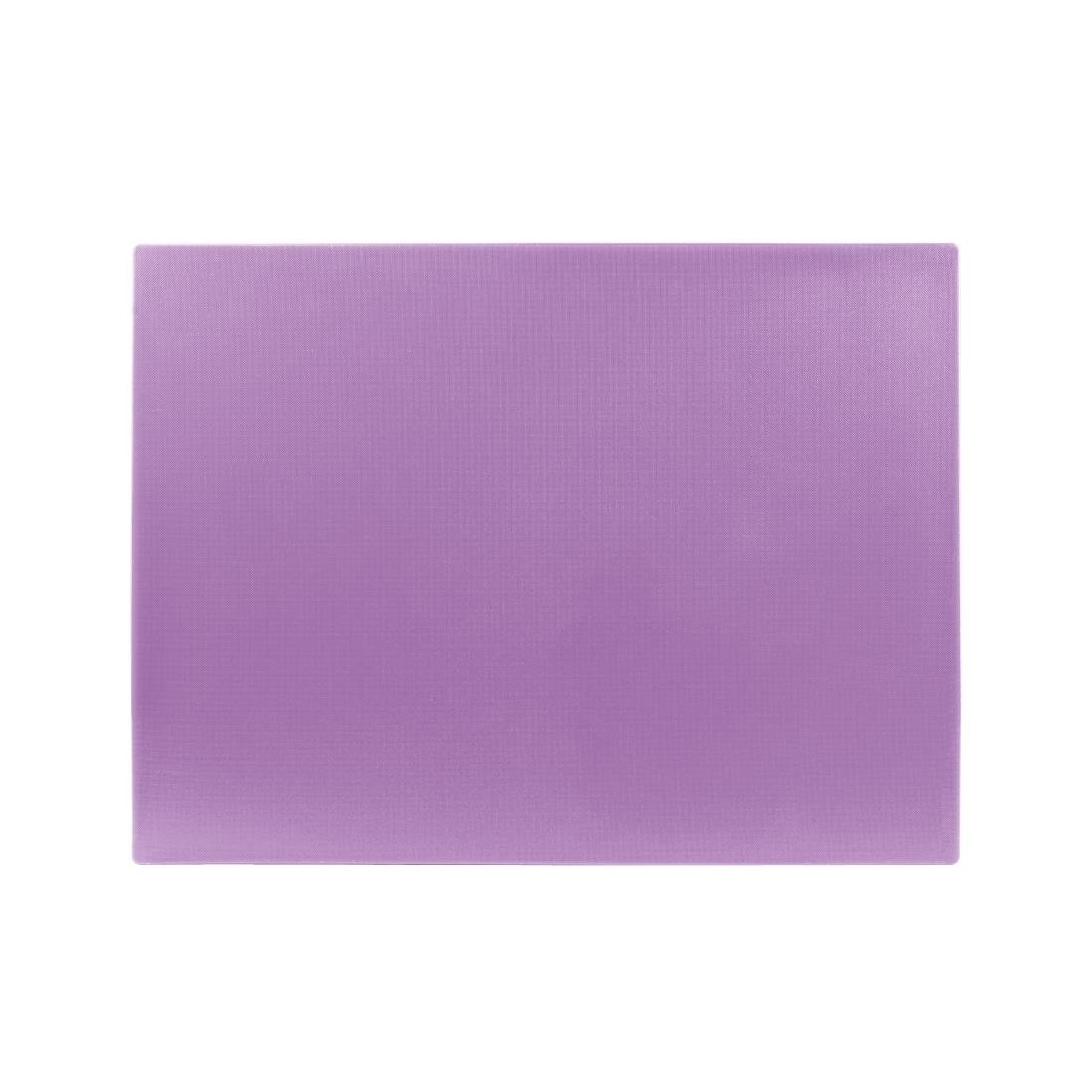 Hygiplas Low Density Chopping Board Purple - 600x450x20mm - FX109