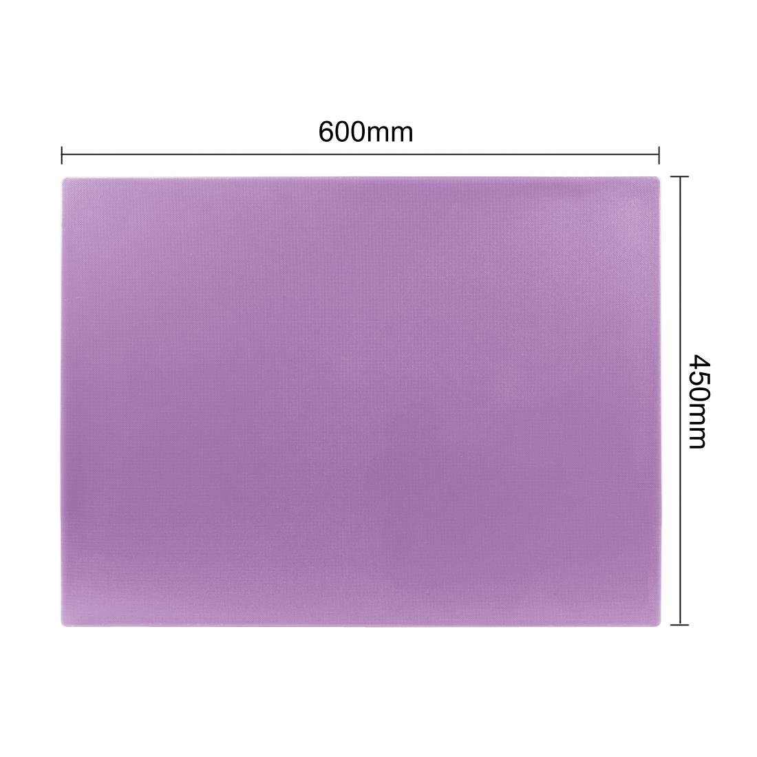 Hygiplas Low Density Chopping Board Purple - 600x450x20mm - FX109